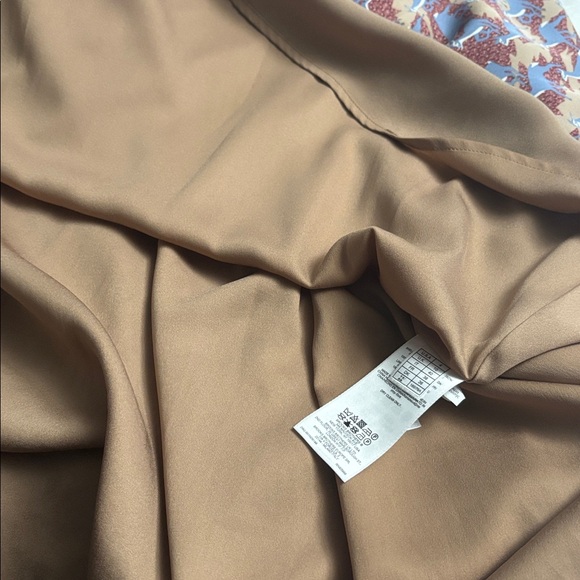 NWT [$398] Brooks Brothers Shirt Dress Gazelle Print 100% Silk Size 4 - Picture 10 of 10